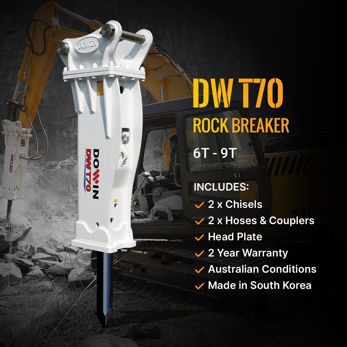 Dowin DWT70 Rock Breaker
