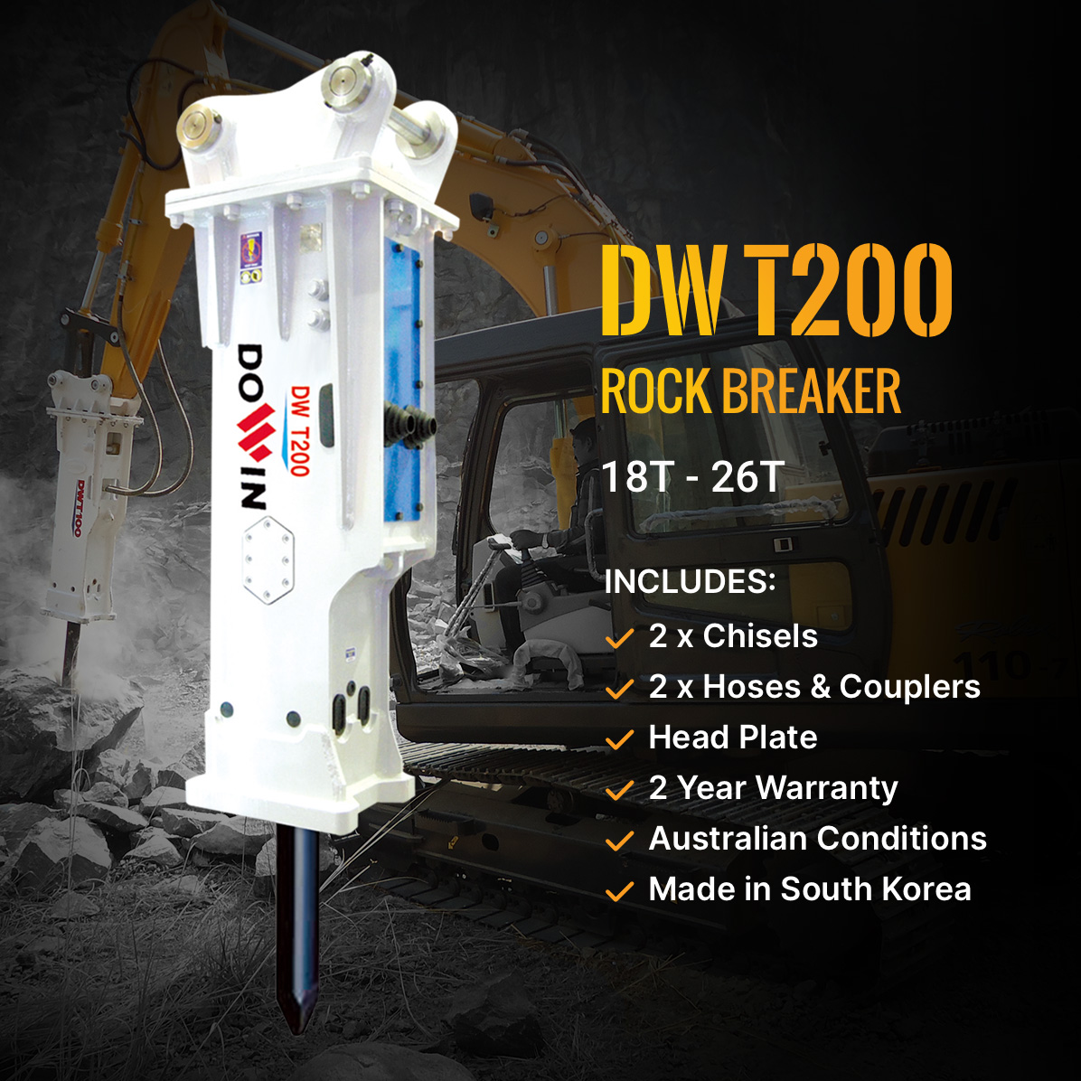 Rock Breaker DW T200