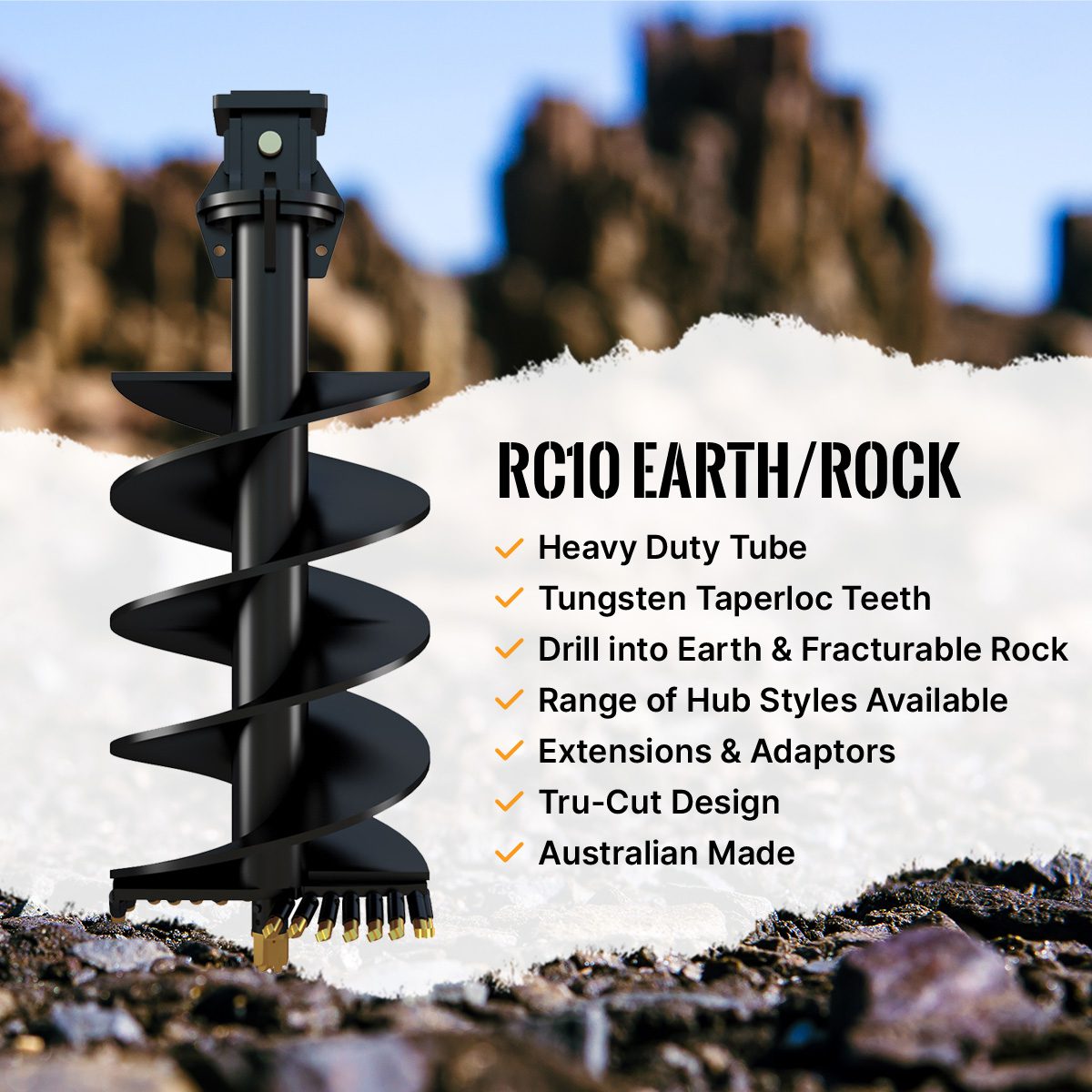 RC10 Earth Rock Combo Auger