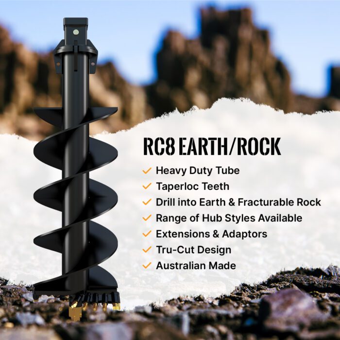 RC8 Earth Rock Combo Auger